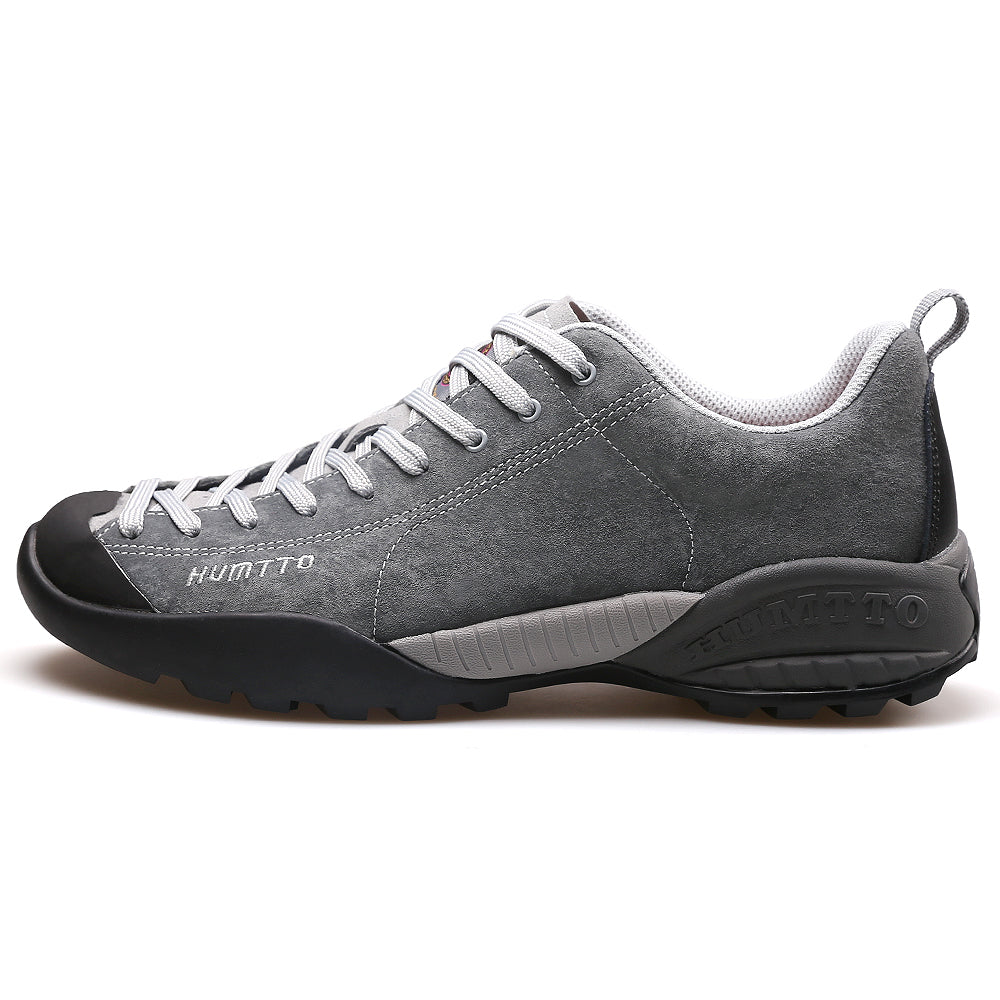 Walking Shoes Men Leather Sneakers Outdoor Sports Climbing Camping Non-slip Wearable Trekking Shoes by Ricaloux