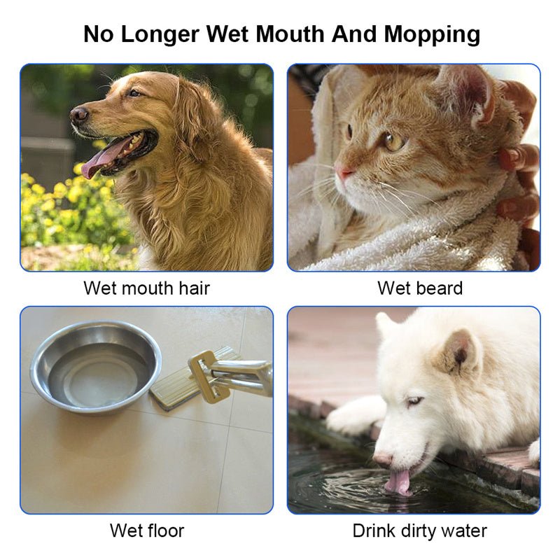 1.5L Cat Dog Water Bowl Carried Floating Bowl Anti-Overflow Slow Water Feeder Dispenser Pet Fountain ABS&PP Dog Supplies - RICALOUX