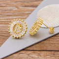 Fashion Letter Earrings for Women Gold Studs Jewelry by Ricaloux