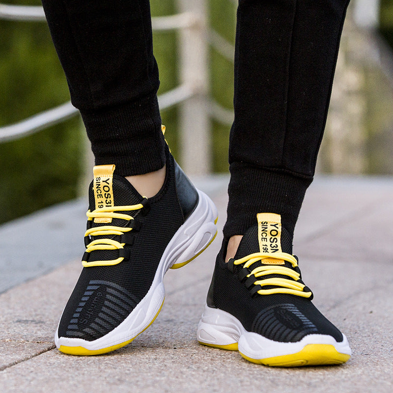 Men Sneakers Black White Sports Shoes – Premium 4 | RICALOUX