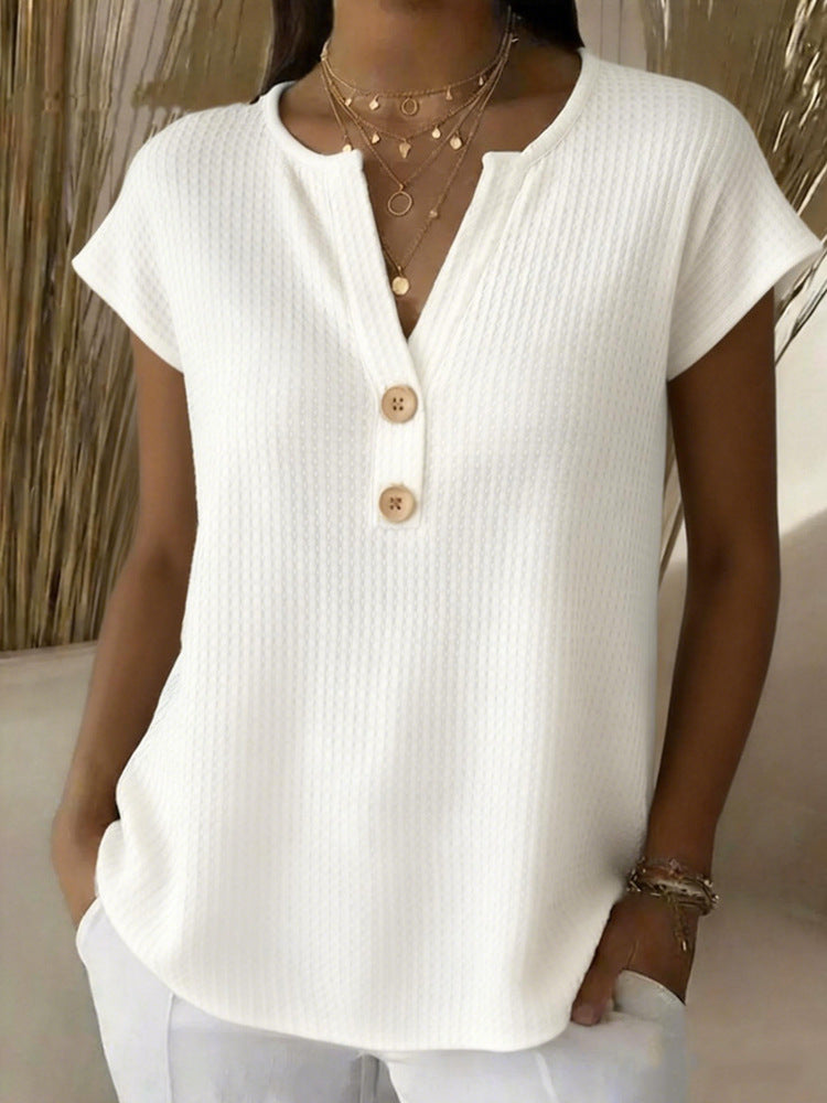 Seasonal New Womens Casual Loose-fitting Top – Premium 0 | RICALOUX