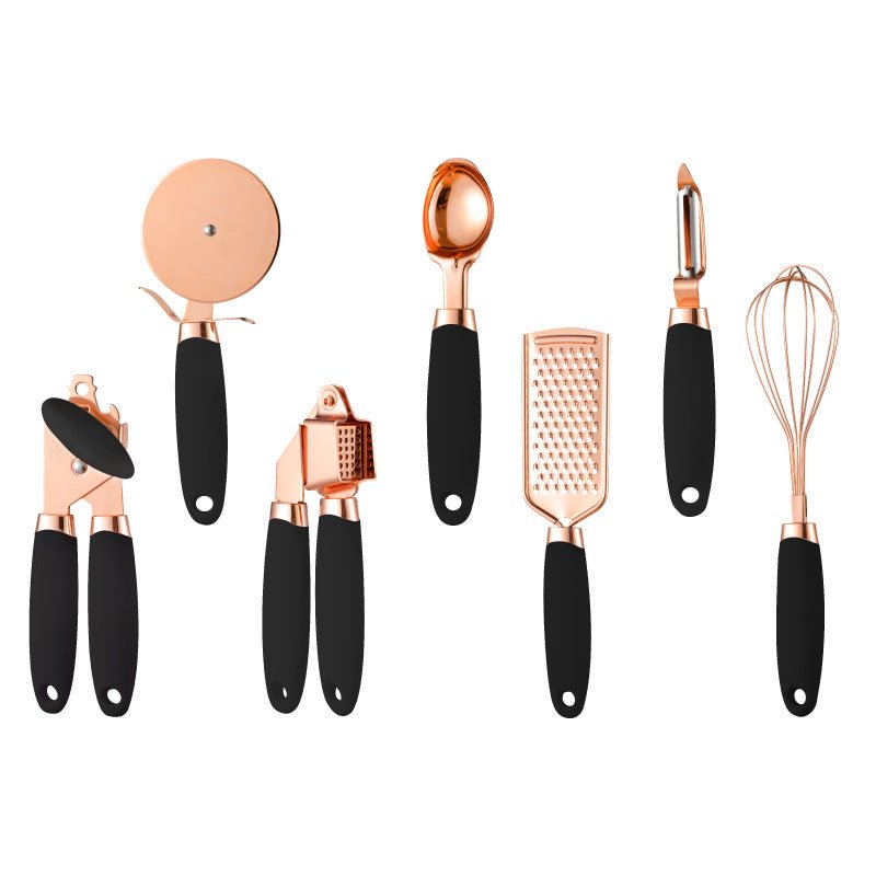 Kitchen Household Peeler Gadget Copper Plating Set - RICALOUX