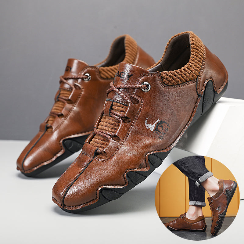 High Quality Men Sneakers Fashion Lace-up Flats Shoes by Ricaloux