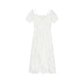 Fashionable White Slimming Dress For Women - RICALOUX