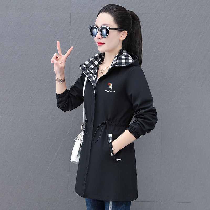 Womens Fashionable Loose-fit Oversized Hooded Jacket – Premium 0 | RICALOUX