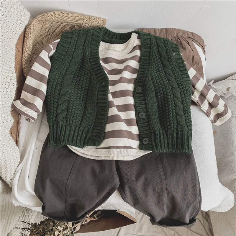 Children's Line-pressing Casual Pants Boys And Girls Baby Pants Spring And Autumn Clothing - RICALOUX