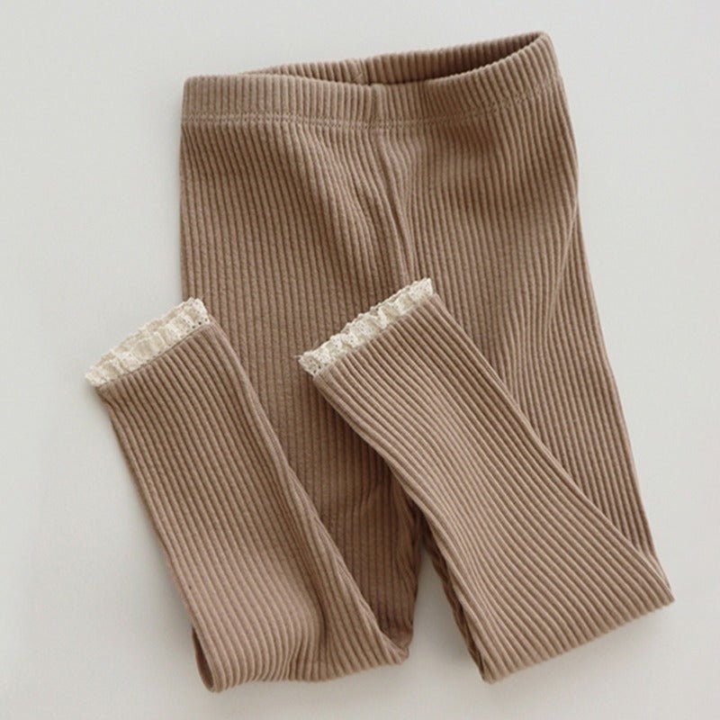Babies And Girls Wear Leggings Over Autumn Trousers - RICALOUX