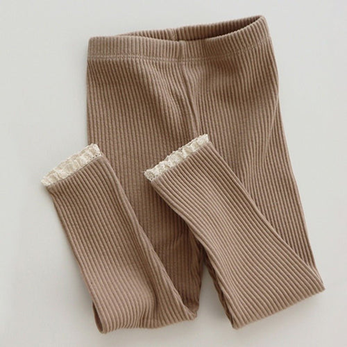 Babies And Girls Wear Leggings Over Autumn Trousers - RICALOUX
