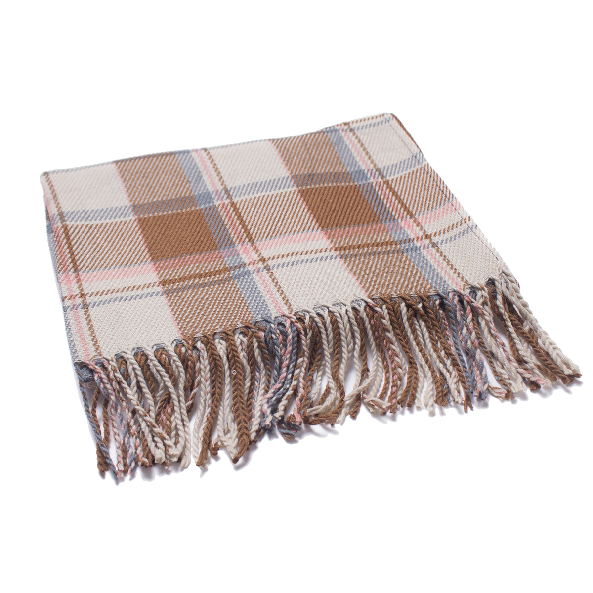 British-style Mens And Womens Couple Tassel Scarf With Large Plaid Pattern – Premium 0 | RICALOUX