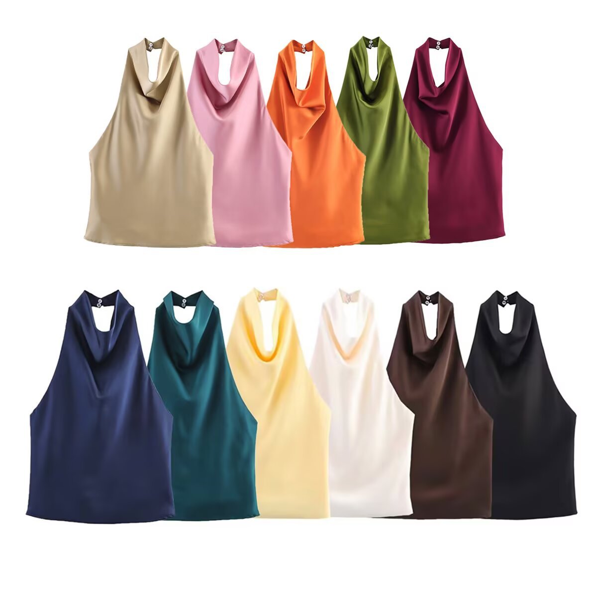 Retro Sexy Sassy Halter Top For Women – Premium 0 | RICALOUX