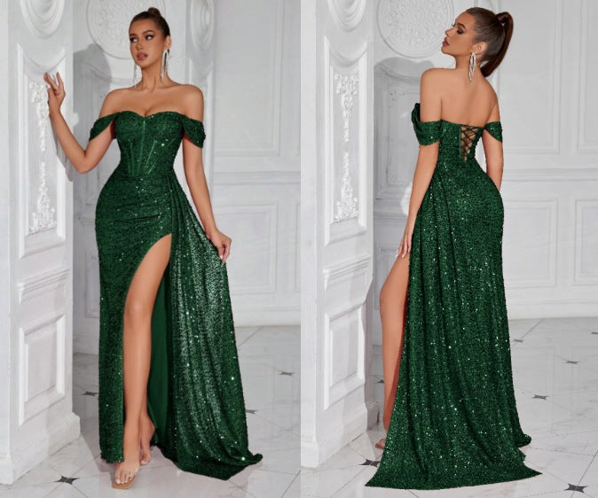 Best-selling Beaded Strapless Sexy Dress For Women – Premium 0 | RICALOUX