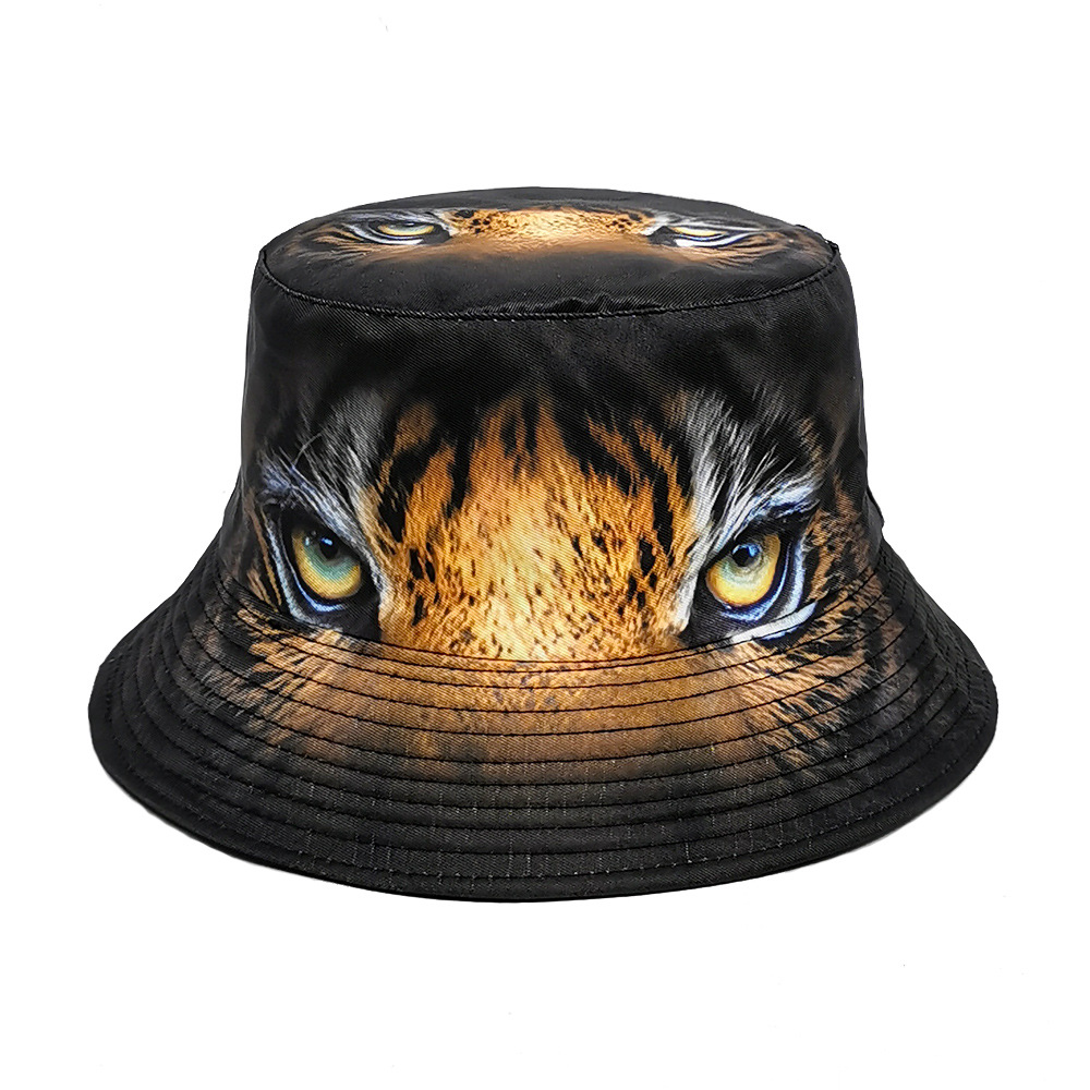 Men's And Women's Identical Fun-printed Double-sided Design, Highly Expressive And Fashionable, Street Style Fishing Hat, Suitable For Taking Photos, Outdoor Vacations And Daily Outfits. by Ricaloux