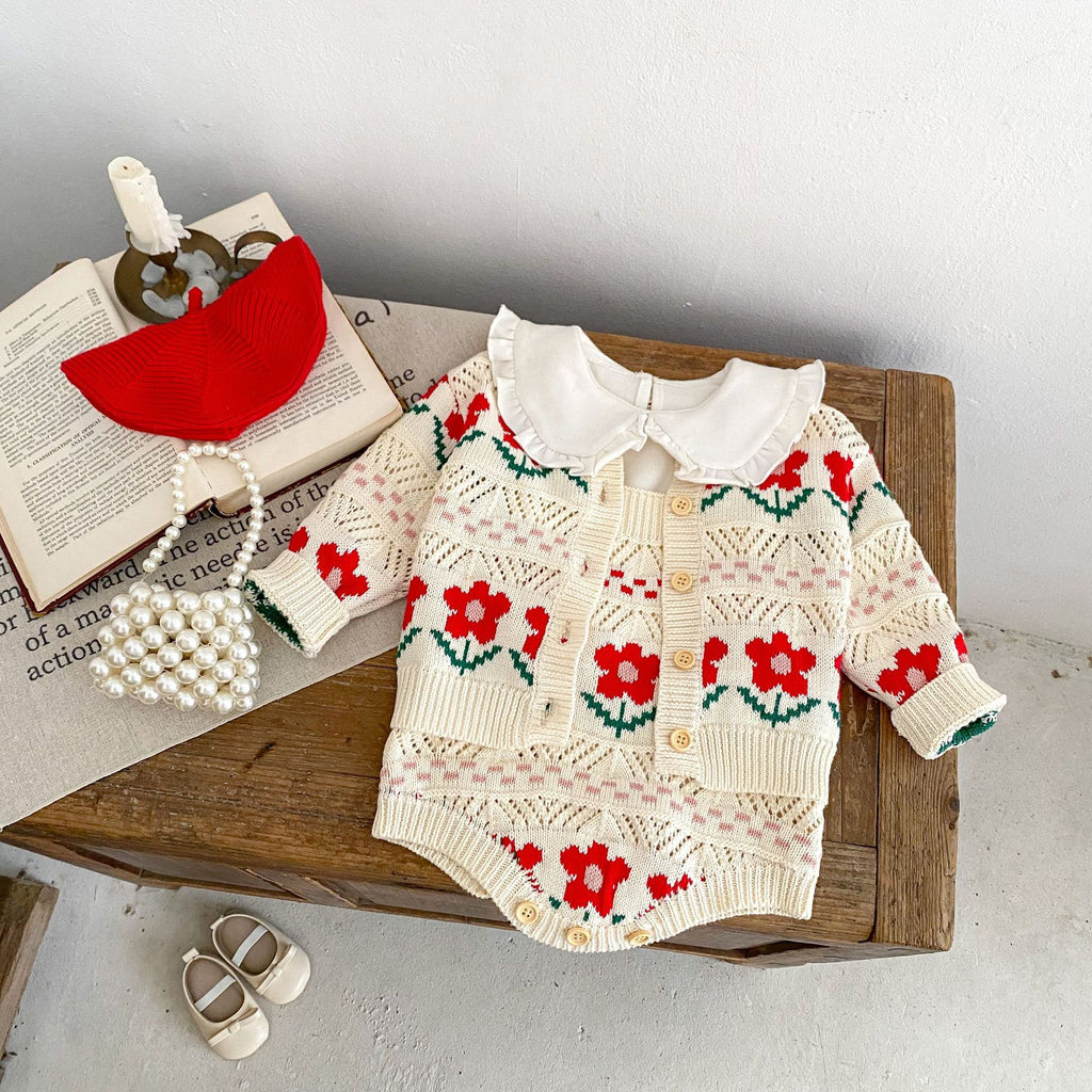 Autumn Clothing Infant Baby Girl Baby Sweaters Cardigan Clothes - RICALOUX