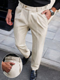 Mens American-style Straight-leg Business-casual Trousers by Ricaloux