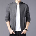 Mens Thickened Warm Solid-color Sweater by Ricaloux