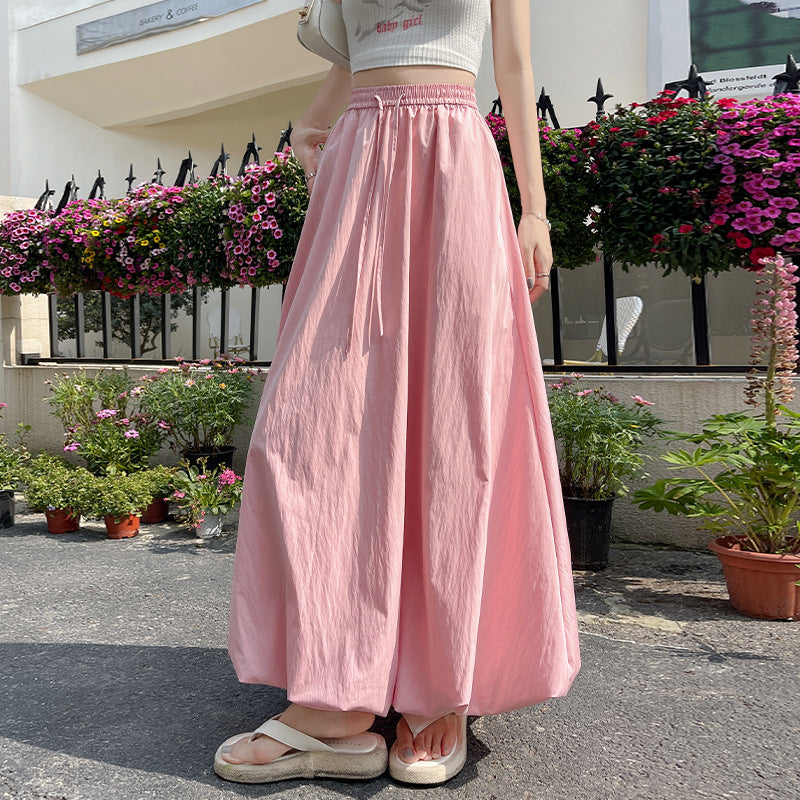 Puffy Petal High-waisted Midi Skirt by Ricaloux