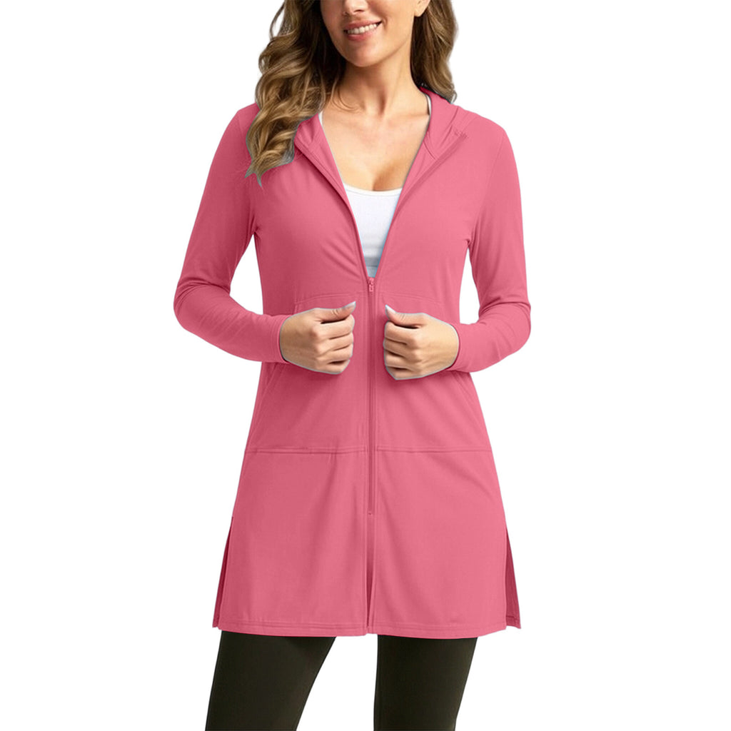 Plus-size Ice-silk Sun-protective Clothing For Women Thin Breathable And UV-blocking – Premium 0 | RICALOUX