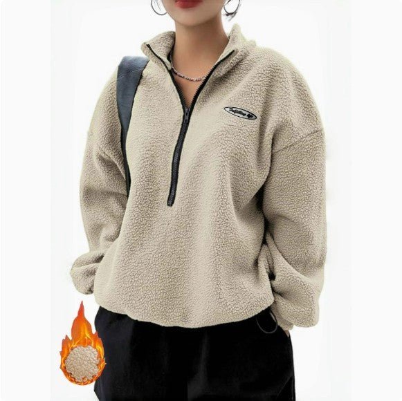 Winter Sweater Fleece-lined Women's Sports Jacket - RICALOUX