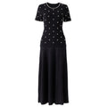 Knitted Patchwork Waist-Cinching Dress For Women – Premium 0 | RICALOUX