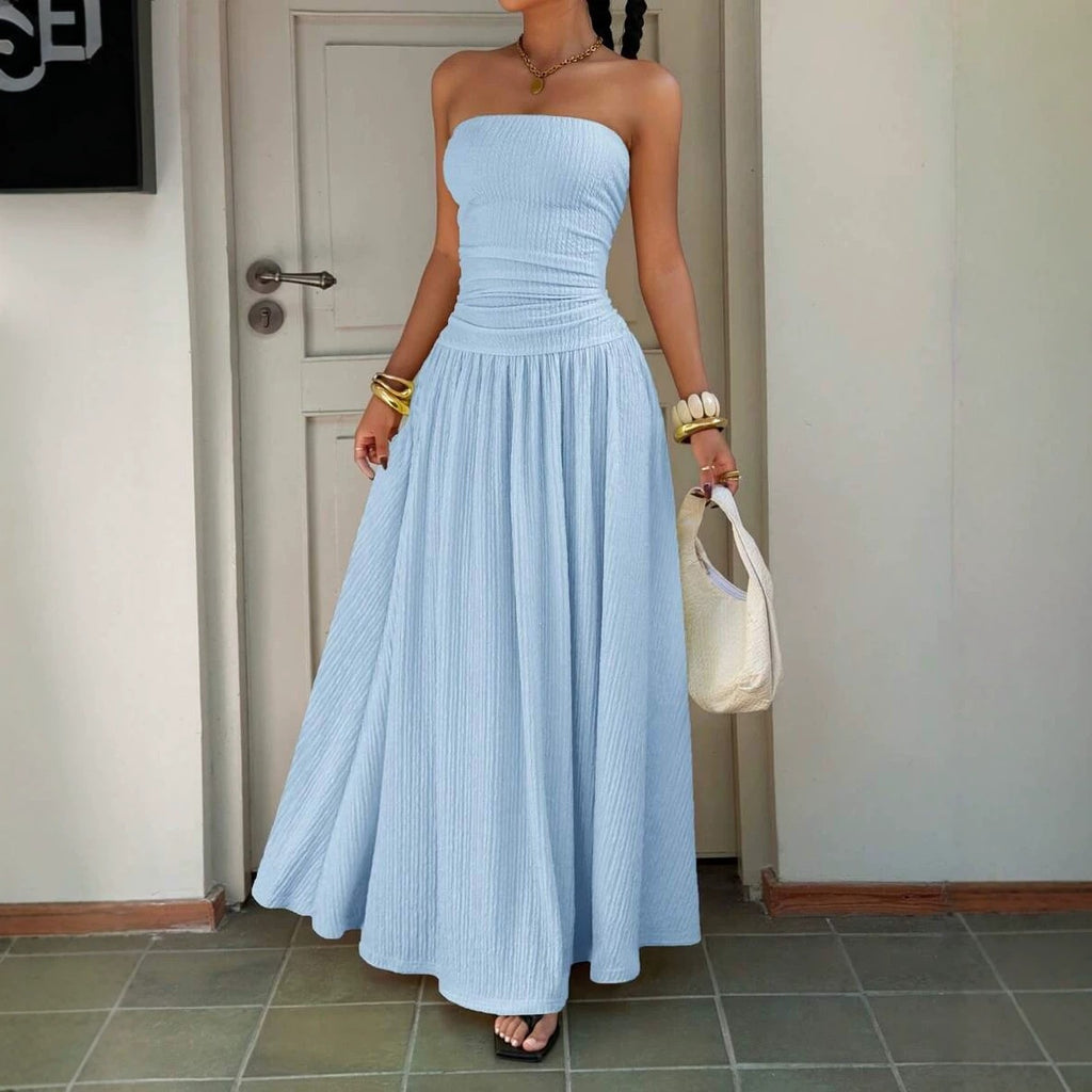 Women's Elegant Figure-hugging Strapless Dress by Ricaloux