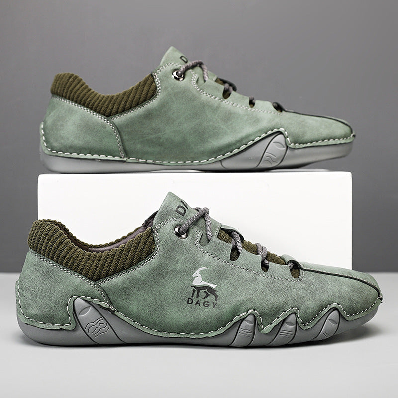 High Quality Men Sneakers Fashion Lace-up Flats Shoes by Ricaloux