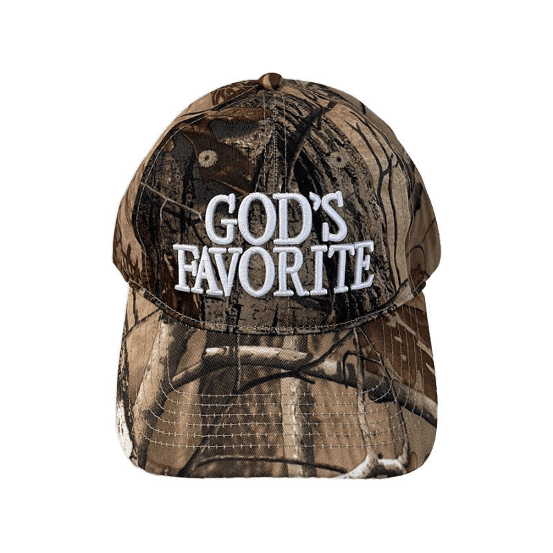 Niche Retro Camouflage Baseball Cap Super Cool And Three-dimensional by Ricaloux