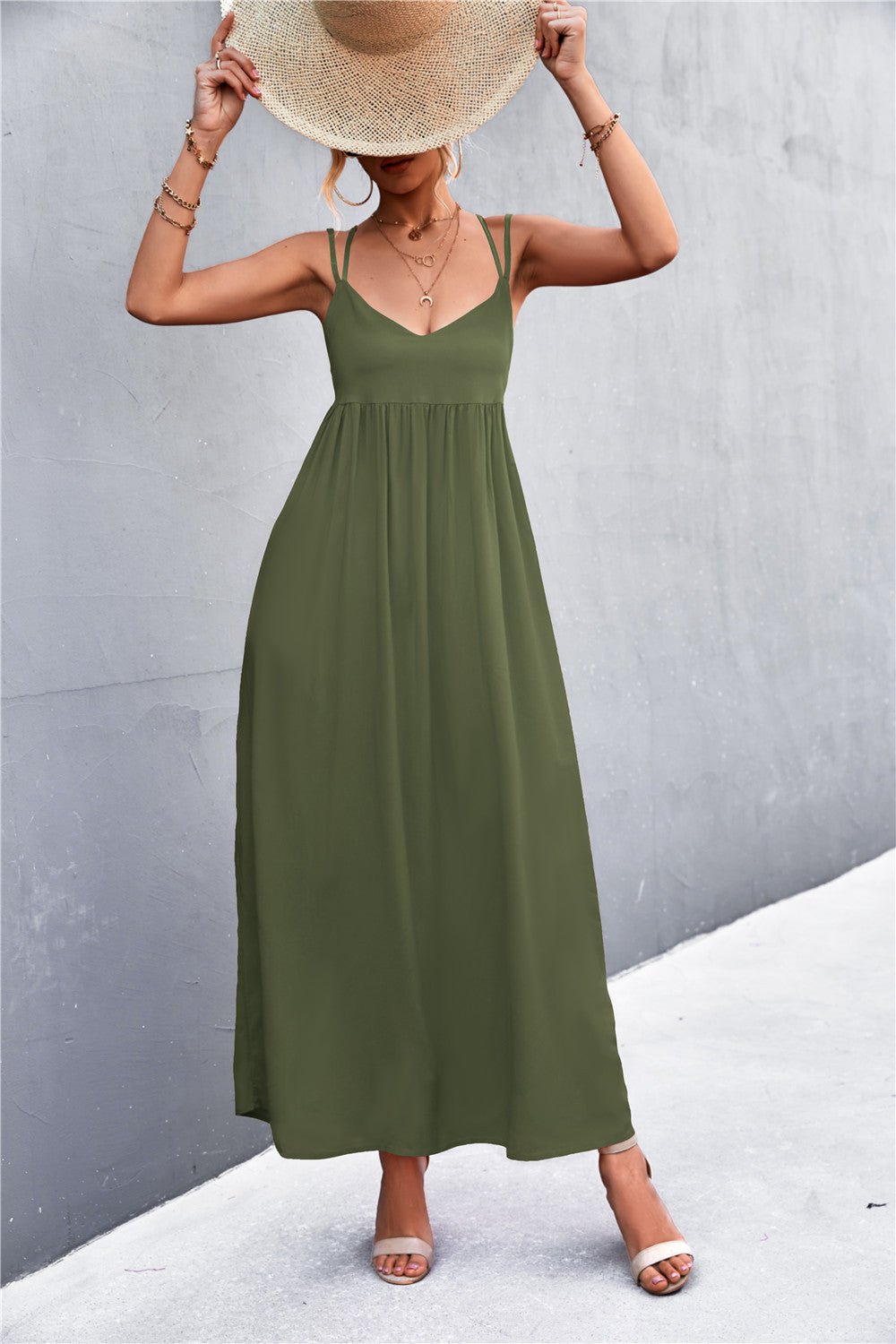 Women's Fashion Personalized Sling Dress - RICALOUX