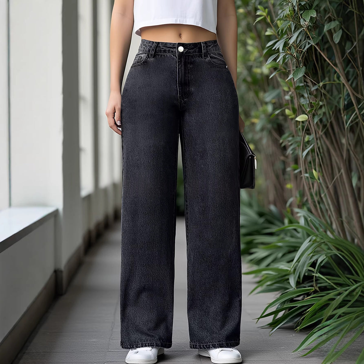 Spring And Autumn Casual Versatile Jeans by Ricaloux