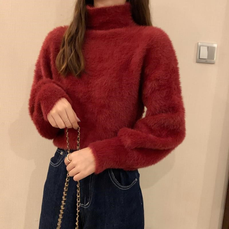 Casual Versatile And Soft-style Womens Sweater by Ricaloux