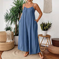 Chic Casual Strap Wide-leg Jumpsuit by Ricaloux