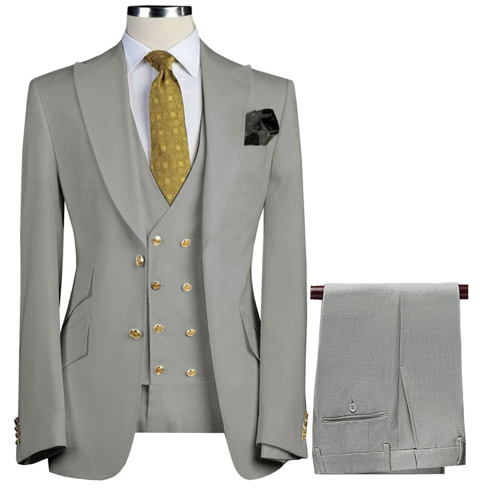Casual And Versatile Mens Suit Vest Three-Piece Set – Premium 0 | RICALOUX