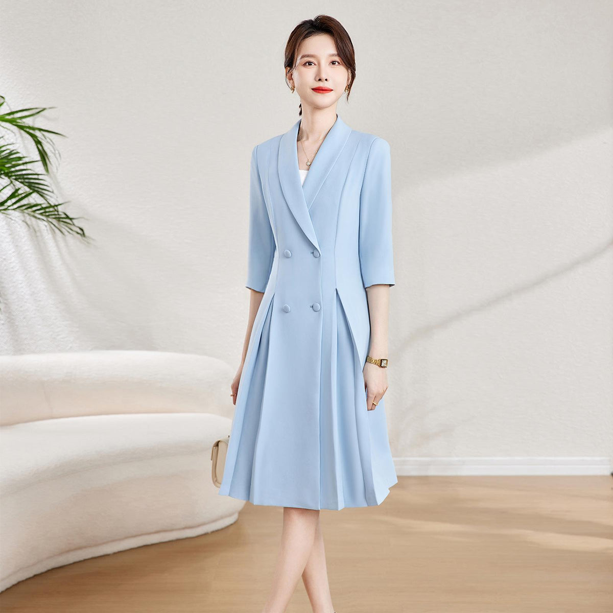 Elegant Slim-fit Summer Skirt For A Sophisticated Suit Look – Premium 0 | RICALOUX