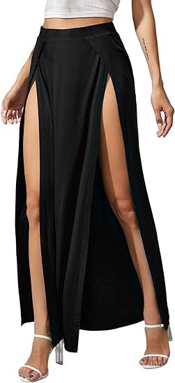 Irregular Skirt Modal Solid-color Evening Gown Long Dress by Ricaloux