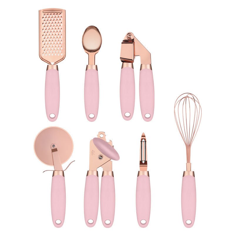 Kitchen Household Peeler Gadget Copper Plating Set - RICALOUX
