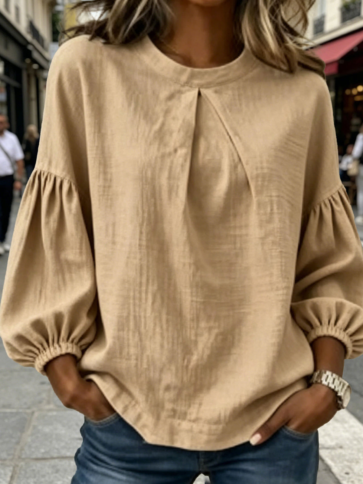 Long-sleeved European-style Round-neck Shirt For Men – Premium 0 | RICALOUX
