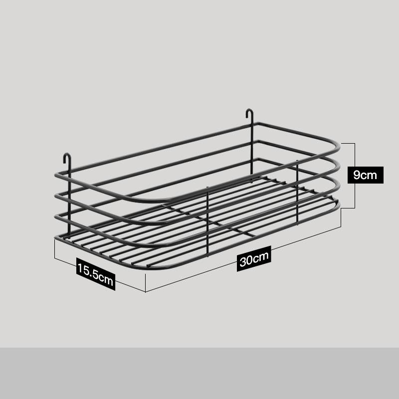 Stainless Steel Kitchen Wall Mounted Kitchen Storage Rack Hole Plate - RICALOUX
