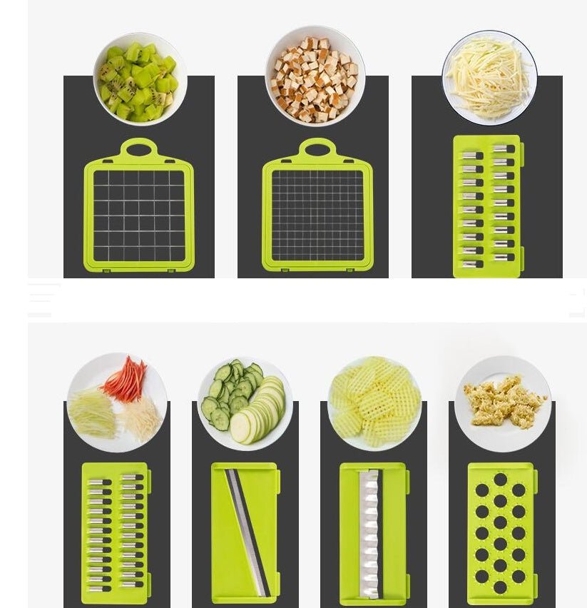 Multifunctional Vegetable Cutter Home Kitchen Slicing And Dicing Fruit Artifact - RICALOUX