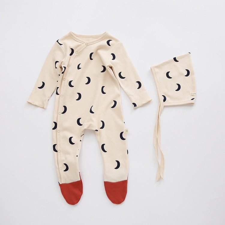 Cotton Printed Romper For Babies - RICALOUX