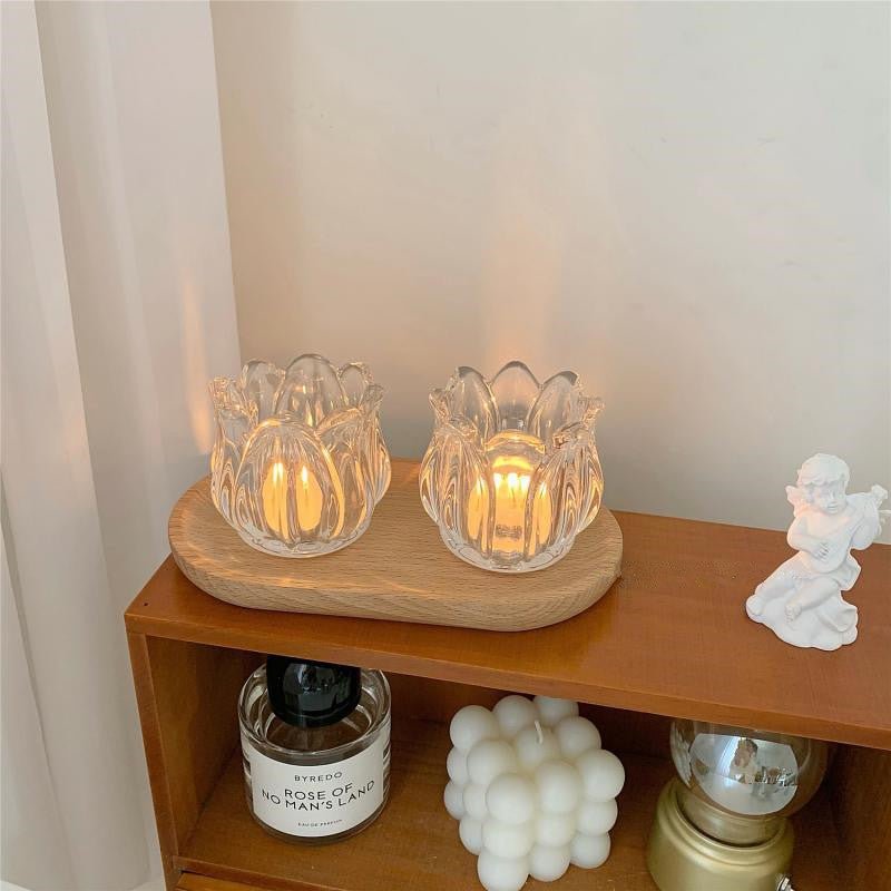 Tulip Candle Holder Home Decor Ornament - RICALOUX