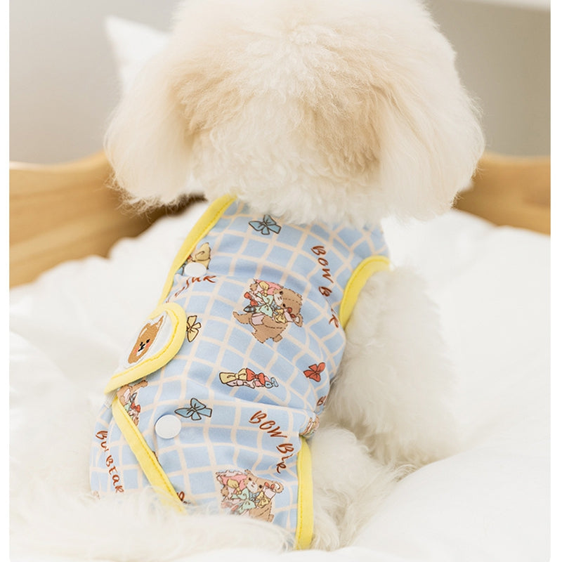 Cat Weaning Clothes Cute Sterilization Suit Protect Belly Clothing For Dogs Cats Anti-lick Recovery Clothing Pet Care Clothes by Ricaloux
