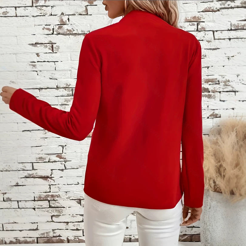 Fashionable Solid-color Cardigan Jacket by Ricaloux