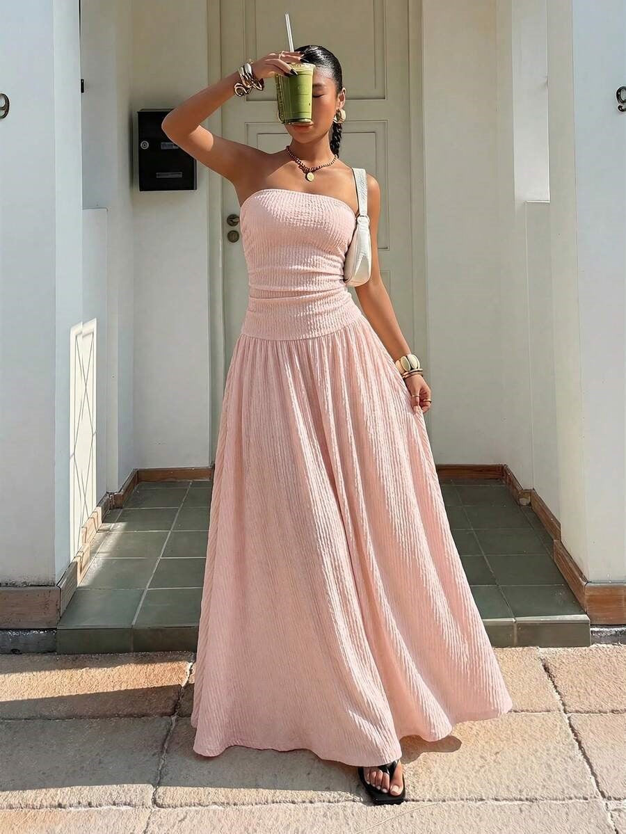 Women's Elegant Figure-hugging Strapless Dress – Premium 0 | RICALOUX