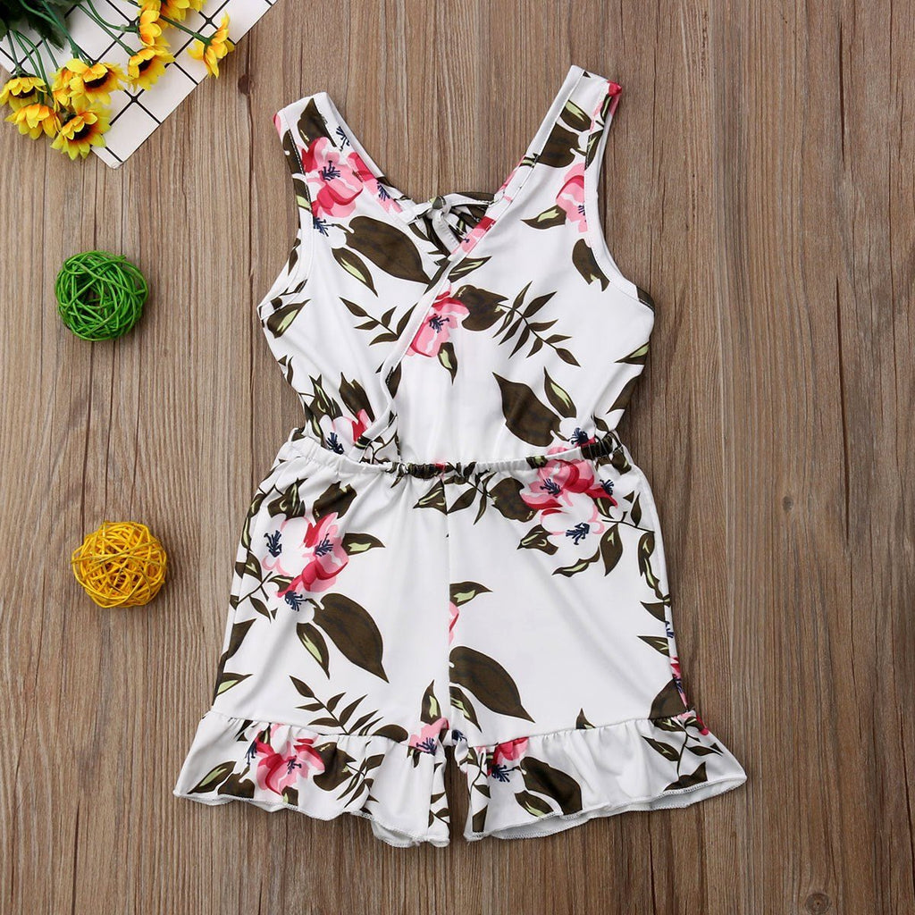 Summer Girls baby girl Floral Outfits Clothes - RICALOUX