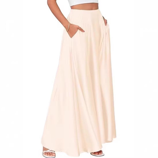 New Elegant Solid-color Pocket Dress For Women – Premium 0 | RICALOUX