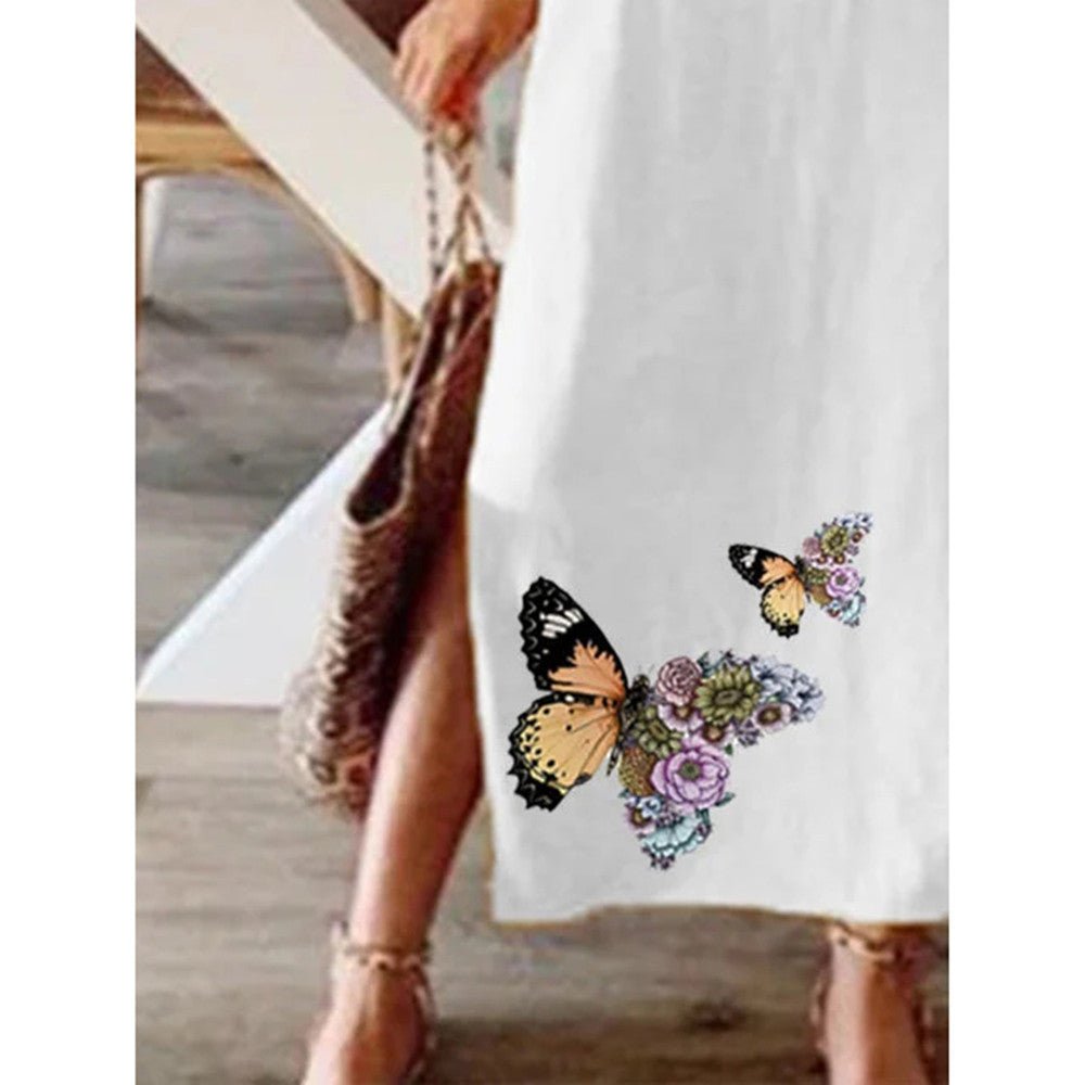 Loose casual long dress - RICALOUX