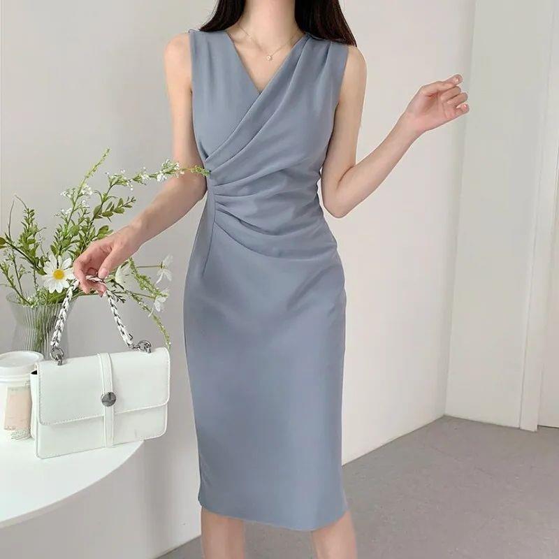 Womens French-style Sheath Vest Dress – Premium 0 | RICALOUX