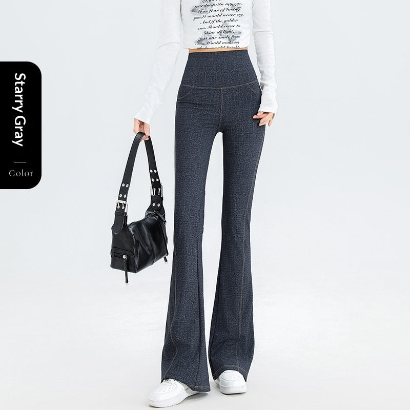 Womens Denim Bootcut Shark Leg Pants – Premium 0 | RICALOUX
