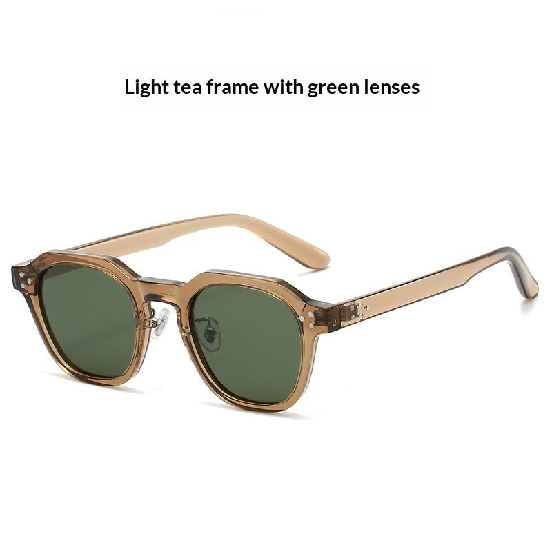 Niche Polygonal Sunglasses With A Premium Sun-blocking Design by Ricaloux