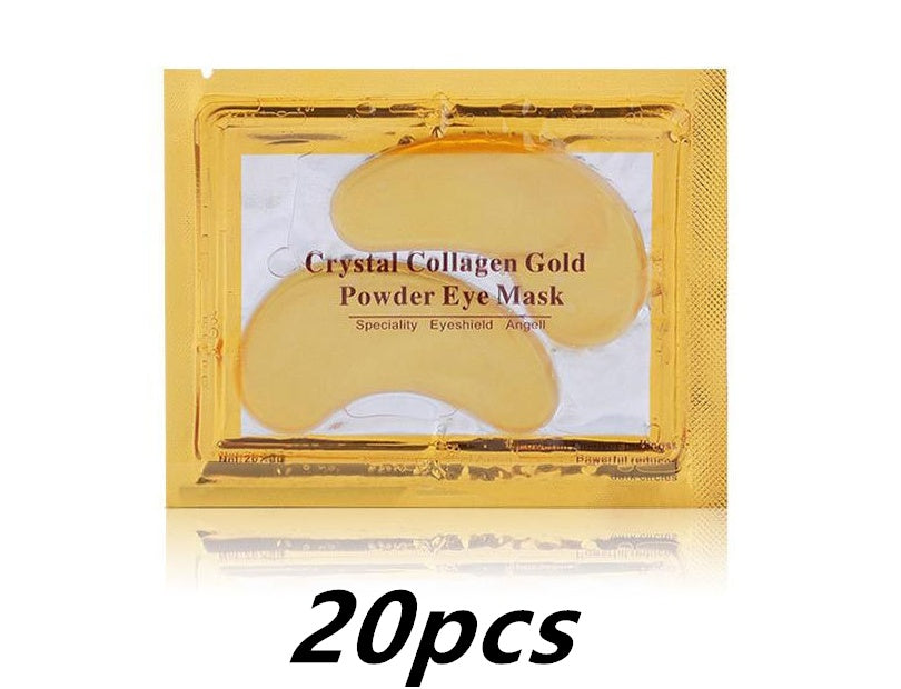 Beauty Gold Crystal Collagen Patches For Eye Anti-Aging Acne Eye Mask Korean Cosmetics Skin Care by Ricaloux