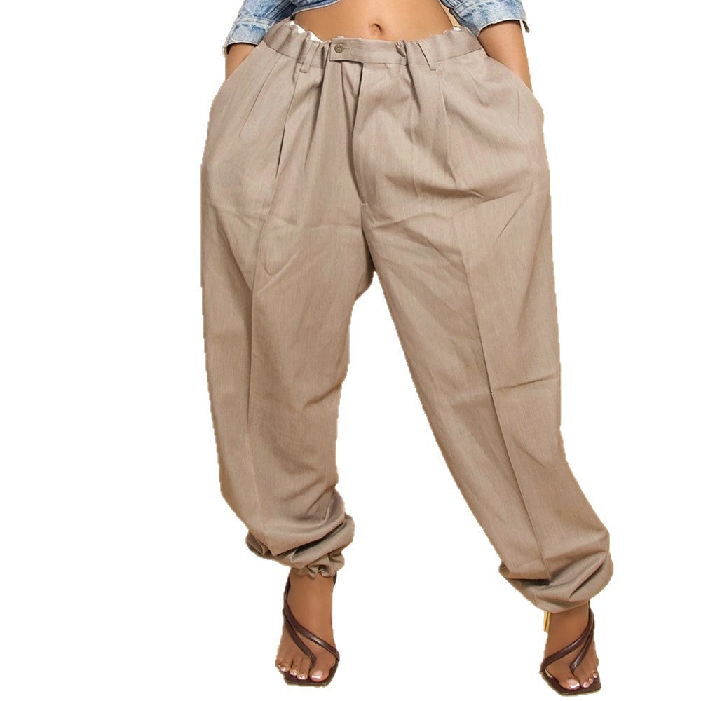 Casual Relaxed-fit Trendy Ankle-length Jogger Pants – Premium 0 | RICALOUX